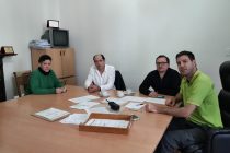 Reunión con el director de Defensa Civil de la provincia de Buenos Aires