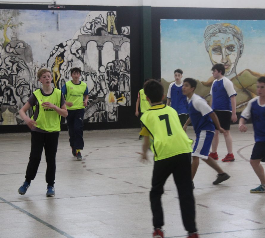 Handball en Navarro: Visita de Marcos Paz