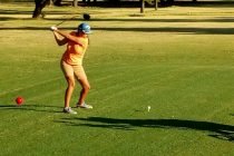 Paola Trabone, gana torneo de Golf en Puerto Belgrano