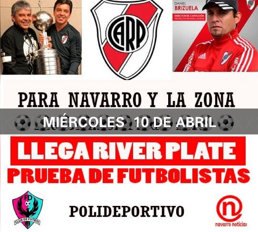 Vuelve River Plate a Navarro a probar jugadores