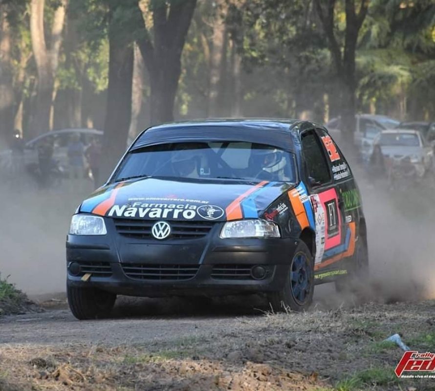 Mariano Yaregui sigue dando pelea en el Rally de Bragado