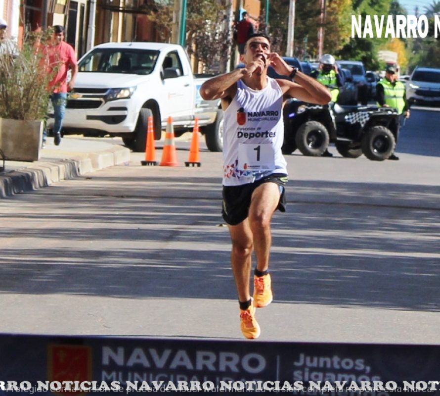 Claudio Cirone volvió a brillar en el Maratón Solidario de Navarro