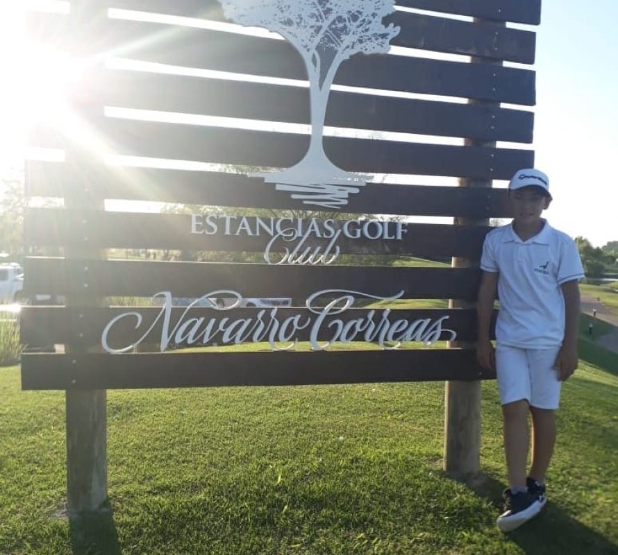 Golf: Buena experiencia para el joven Bautista Pereira Nacor