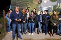 Ctep: Se inauguró un mural que muestra un mensaje contra los efectos del Capitalismo