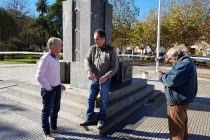 Raúl Lambert nos detalla la obra del mástil de la Plaza San Lorenzo