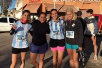 Atletas de Navarro participaron de la competencia denominada «Corriendo por mi Bandera»