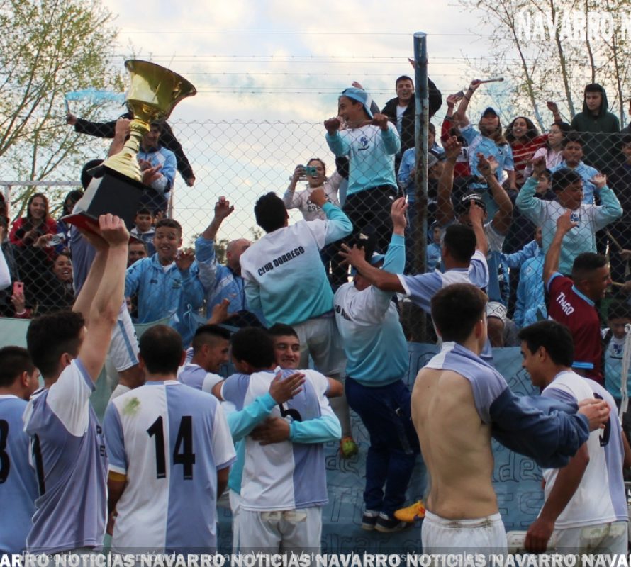 Club Dorrego festejó el ascenso con una victoria y la Copa de la Liga Lobense