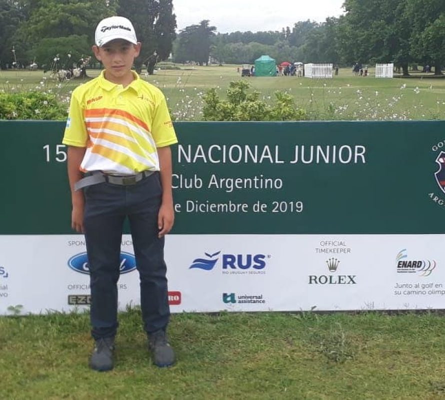 Bautista Pereira Nacor sigue sumando experiencias en golf