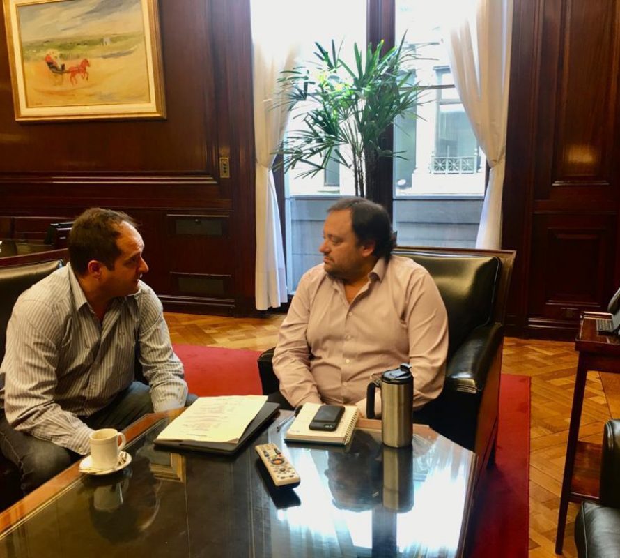Municipales: El intendente se reunió con el director del Banco Nación