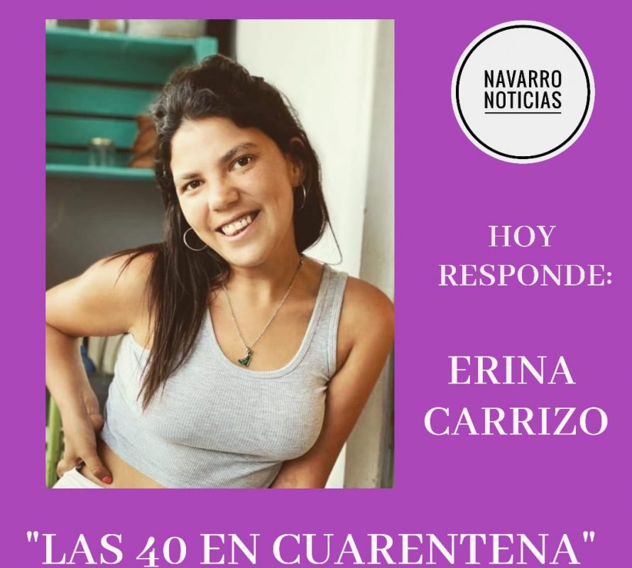 La tercera invitada en «Las 40 en Cuarentena» es Erina Carrizo