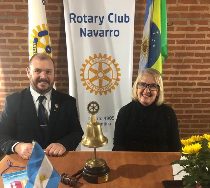 Cambio de autoridades en el Rotary Club Navarro