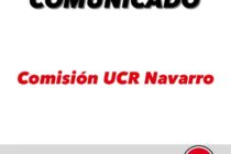 Comunicado desde la UCR Navarro