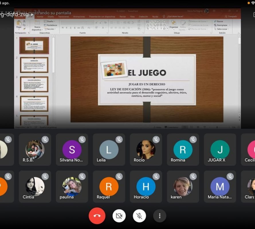 Capacitación virtual “Jugar es un Derecho”
