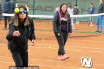 Clínica de Tenis en el Club, con la presencia de Maeriana Pérez Roldán