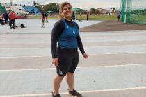 Aldana González, en Chaco, dejando una gran imagen en lanzamiento del martillo