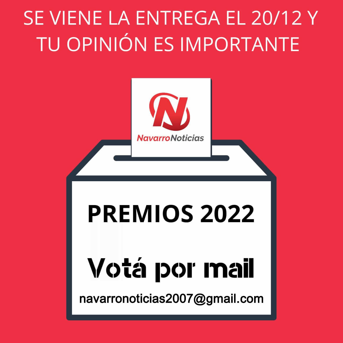 Se viene la entrega de premios Navarro Noticias 2022
