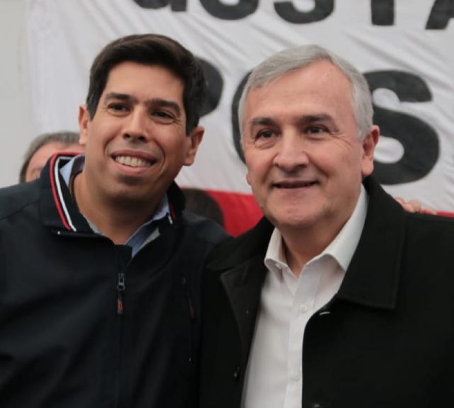 Horacio Rodríguez recibe un fuerte respaldo del presidente de la UCR, Gerardo Morales