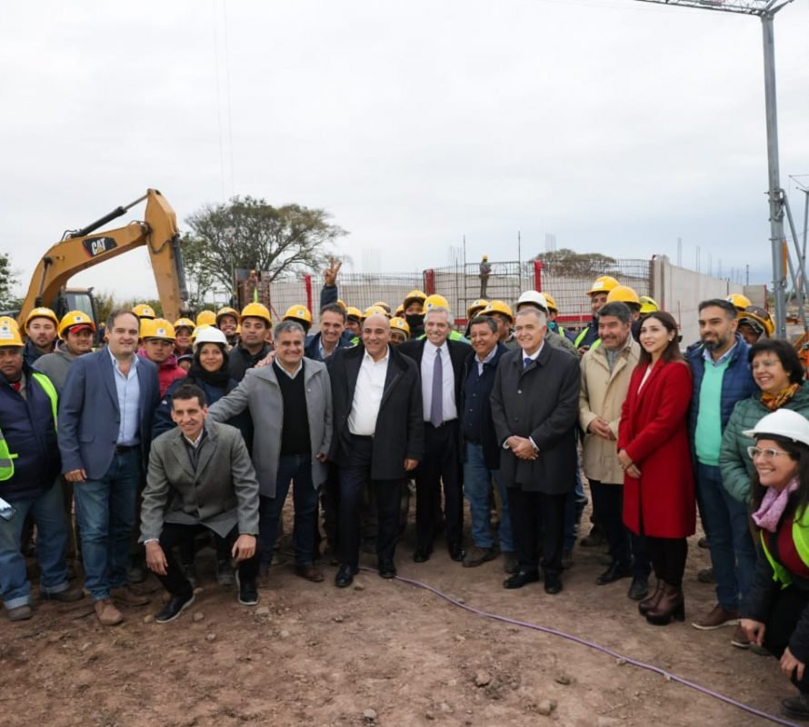 Alberto Fernández visitó Tucumán junto a Maggiotti y Katopodis