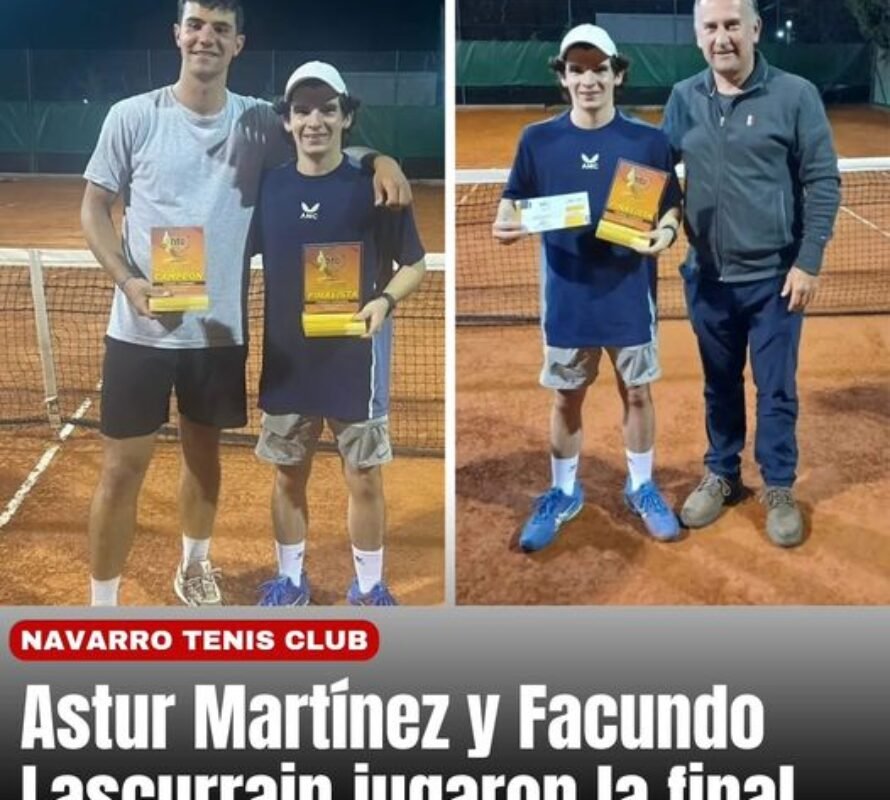 Finalizó el Torneo de Tenis en Navarro