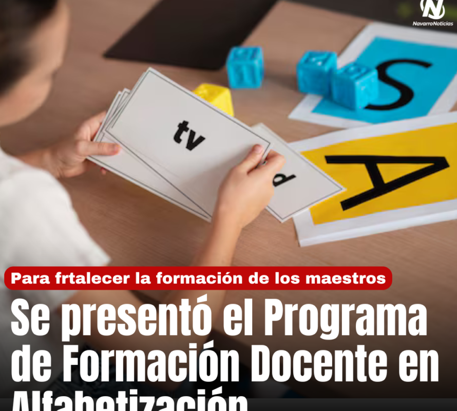 Se presentó el Programa de Formación Docente en Alfabetización